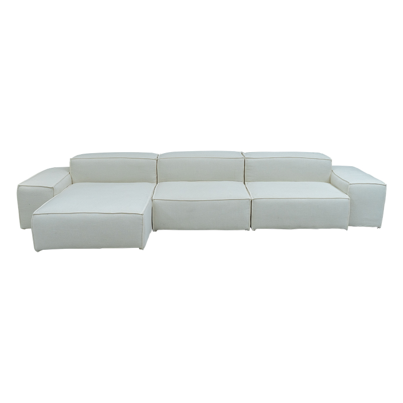 Секционен диван RS957 (бял)